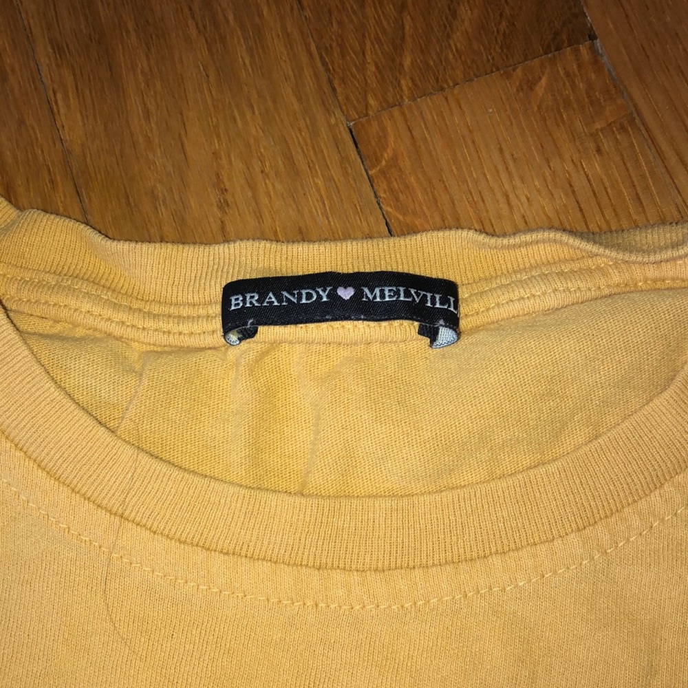 YELLOW brandy Melville tee